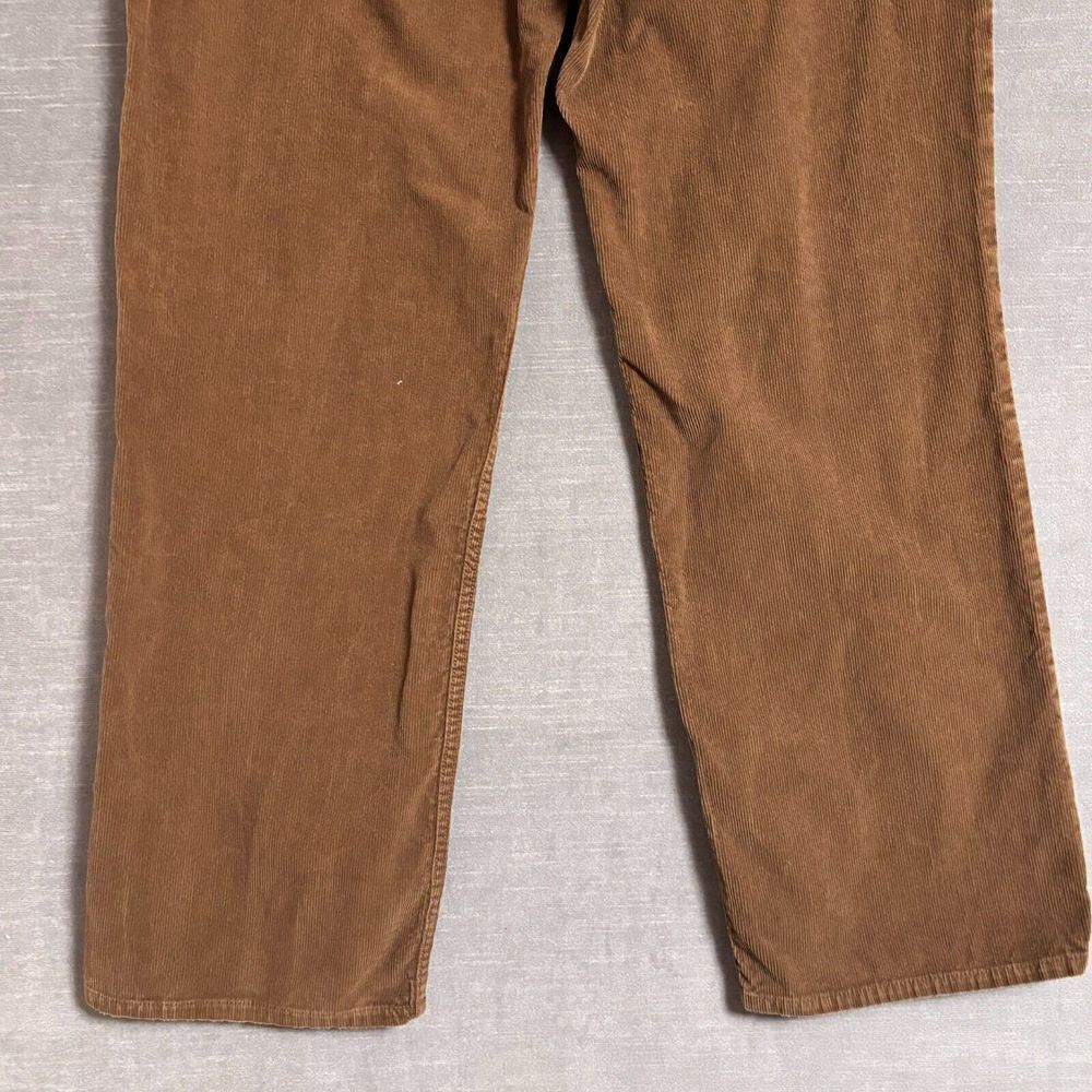 J Crew Corduroy Pants Mens 35 x 31 Brown Cotton Preppy Business Casual 36x32tag - Picture 6 of 11